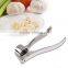 Stainless Steel Kitchen Squeeze Tool, Alloy Ginger Crusher Garlic Presses