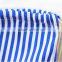 Striped printing wholesale cotton fabric drawstring bag                        
                                                                                Supplier's Choice