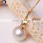 white color fresh water 9-10mm necklaces pendants simple designs for wholesale
