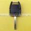 Manufacturer 2 buttons auto plastic remote key blanks shell with HU100 key blade For Vauxhall opel astra