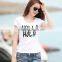 Adult New Fashion Women Print T Shirt Custom