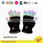 New product black/ white flashing fiber optic gloves party toy,hot sell magic flash glove,funny party toy with light