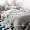 2015 customize pure color 100% cotton bedding set