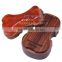 Made In China High-end quality violin shape rosewood box packaged violin rosin case.