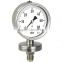 high quality stainless steel 316 or 304 diaphragm pressure gauge