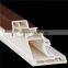 Wood Laminated Film Extruded Quality Plastic PVC Profiles