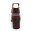 Spring Brown ladies fashion lace up Genuine leather boots
