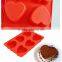 2016 Dongguan wholesale novelty home made love silicone cake mold