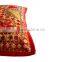 RTHCC-1 Kantha Patchwork flowers theme hot selling Gujarati embroidered cushion cover home decor Mirror Work jaipur