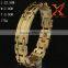 Mens Large Heavy Gold Link 20MM Stainless Steel Chain Cuff Bracelet                        
                                                Quality Choice