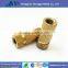 Ultrasonic Brass Threaded Inserts for Plastics, Furniture Insert Nuts for Wood, Connection Brass Insert ppr Pipe Fittings
