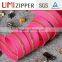 With no zip runner 30 cm no 4 gold brass zipper roll by meter