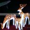 Garden decoration 3D Acrylic deer family led christmas ornament