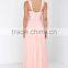 New design sweetheart peach maxi dress/gown princess long evening dress                        
                                                Quality Choice