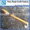 wood dry sisal body brush with massager