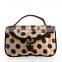 Large dots cosmetics toiletry bag, travel multi-purpose cosmetic bag