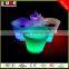 China Manufactuer illuminated hot sale plastic promotional led wine ice bucket for beer