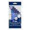 Twin Blade Rubber Handle Shaving Razor Compete With Gilette Blue 2