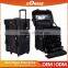 Sunrise Wholesale Black Nylon Beauty Cosmetic Rolling Case