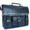 Formal black pure goat leather bags Handcrafted office bags for men