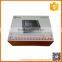 Blue luxury corrugated paper shipping box