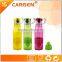 Bpa free tritan fruit lemon squeezer water bottle