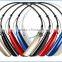 2015New hot selling bluetooth earphone necklace wireless hidden invisible bluetooth earphone can connect mobile phone