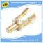 China manufacturer OEM nonstandard hollow threaded collet brass bolt and screw