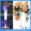 Multi Color Chaing Round Bottle Florifiers Party Vase LED Light Base For Resturant Table Center Decoration