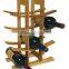 Nature bamboo red wine bottle rack