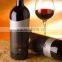 Gold embossed label sticker, metal wine sticker label famous wine label