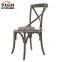 french modern wedding hire use X back chair for dining party