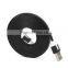 Colorful Noodle Flat V8 Micro Usb Data Charger Cable for Samsung&htc& Nokia & Mobile Phone