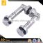 high quality stainless steel adjustable glass and glass corner connector