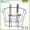 Made in china balck Iron metal wire garden hanging flower pot rack