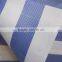 blue/white stripe tarpaulin