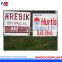 easy to clean and lightweight plastic fluted outdoor signboard