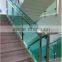 Inox glass railing with stainless steel baluster and temper glass