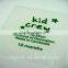Small neck thermal transfer label for kids clothing