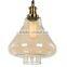 New arrival blown glass chandelier wooden chandelier with track light