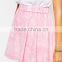 2016 Classic design Elastic waistband Skirts Ladies A Line Pink Mini Skirts