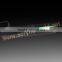 Black acrylic Material led edge lit sign base with RGB led lights