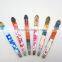green pink blue yellow four colors 9cm eyebrow tweezers set