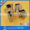 Powder Coated Wood Gain Aluminum Pipe Window Aluminium Profile