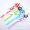 PVC flowers hard plastic drinking straws