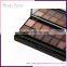 16 color private label eyeshadow 4 color blush palette