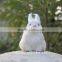 faux white rabbit make fur life size animal replica easter bunny