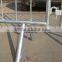 hot dipped galvanized metal crowded control barrier temporary fence