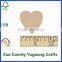 human heart shape unfinished die-cut wood heart cutout shapes