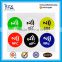 NFC tag waterproof CMYK print low cost rewritable small size NFC tag sticker